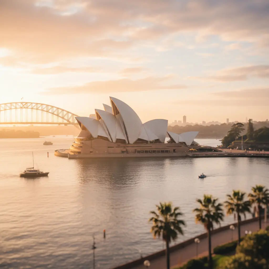 Sydney Opera House at dusk